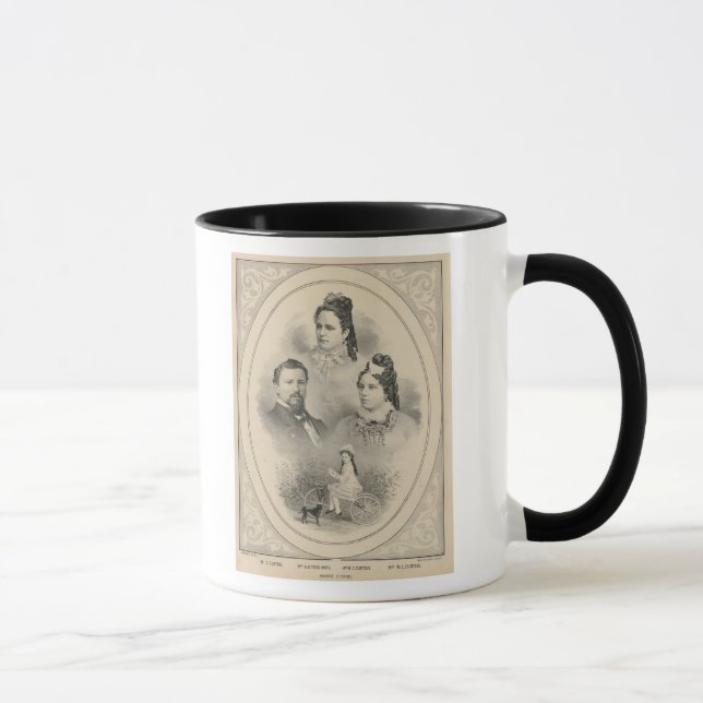 Caneca Retratos da família Curtiss & Todd (Direita)