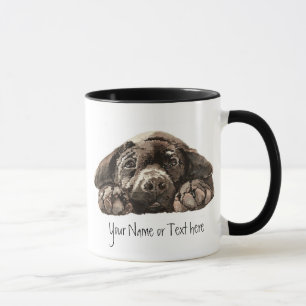 Caneca Retriever de Labrador Personalizado - Coleção de C