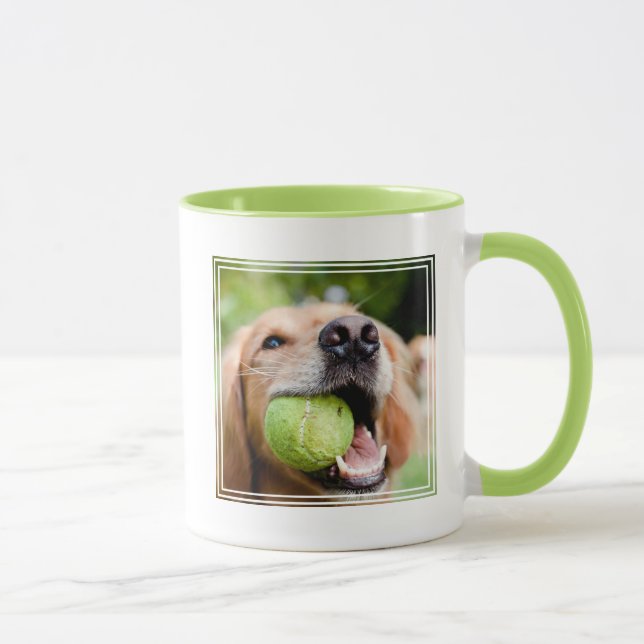 Caneca Retriever De Ouro Com Bola De Tênis (Direita)