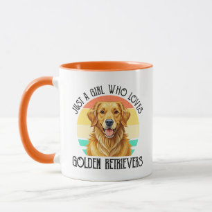 Caneca retriever dourado,cachorro,cães,amante de cachorro