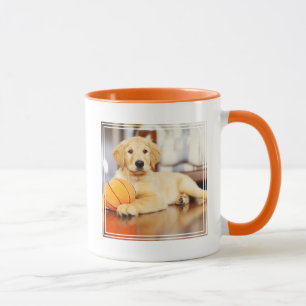 Caneca Retriever Ouro Com Brinquedo De Basquete
