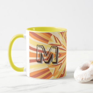 Caneca Retro Anos 70 Boa Vibração Nome Personaliza