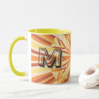 Caneca Retro Anos 70 Boa Vibração Nome Personaliza