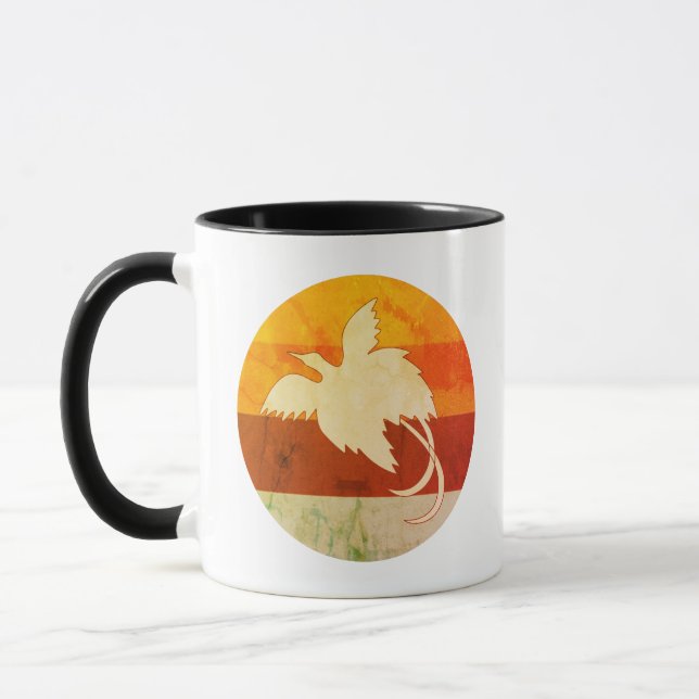 Caneca Retro BirdofParadise Sunset Mug (Esquerda)