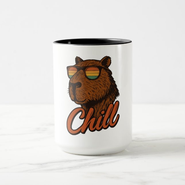 Caneca Retro Capybara (Centro)