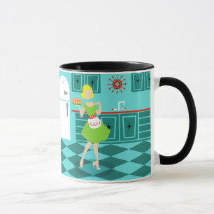 Caneca retro da cozinha