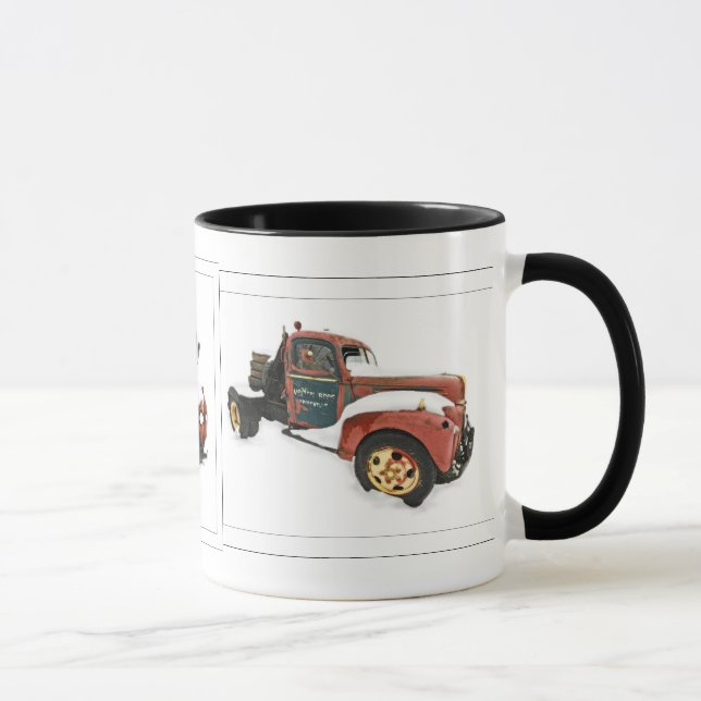 Caneca retro do caminhão (Direita)