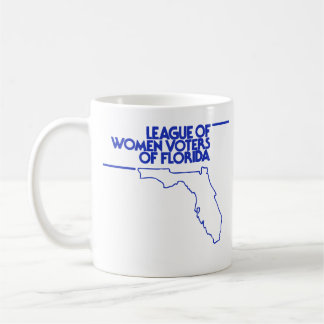 Caneca retro do logotipo de LWVF