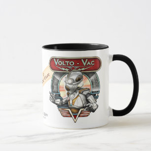 Caneca retro do robô Volto-VAC