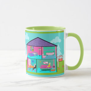 Caneca Retro Dream House Mug