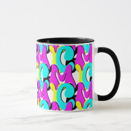 Caneca Retro Funky CMYK