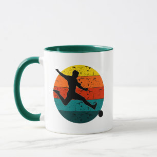 Caneca Retro Futebol Soccer Shooter Cor retrorreflector