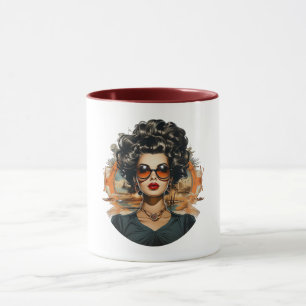 Caneca 💋 Retro Glam Diva Mug ☕