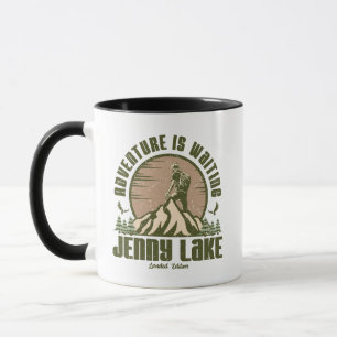 Caneca Retro Jenny Lake Hike