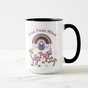 Caneca Retro Libere Sua Mente