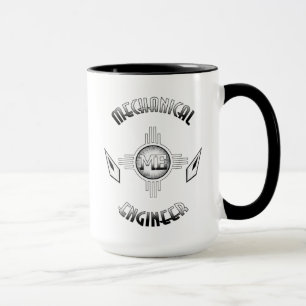Caneca Retro mecânico do Engenheiro