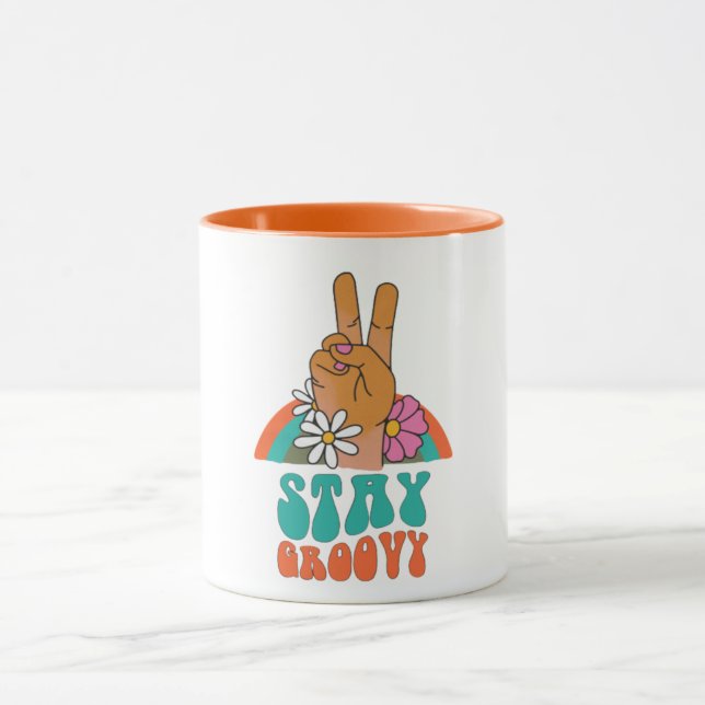 Caneca Retro Permanência Groovy Combo Mug (Centro)