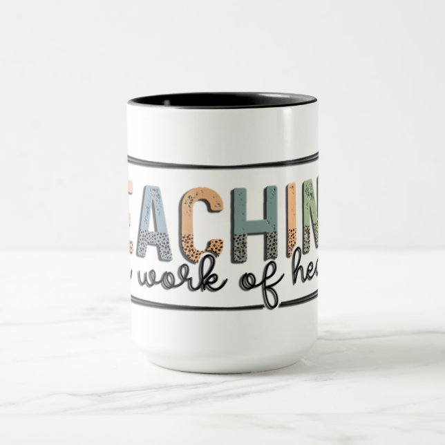 Caneca Retro Style Teacher (Centro)