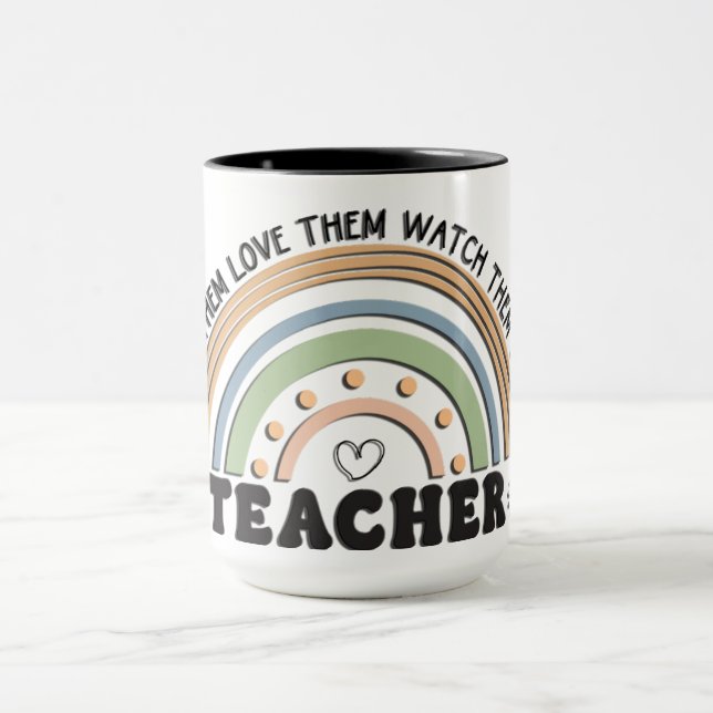 Caneca Retro Style Teacher (Centro)