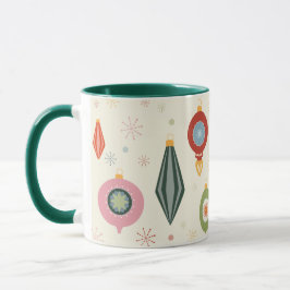 Caneca Retro Vintage Ornament Mug