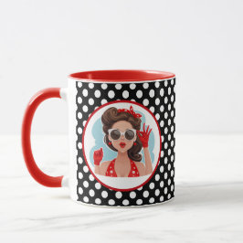 Caneca Retro Woman Mug