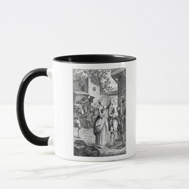 Caneca Reunião de DES Greux e Manon dos cavaleiros (Esquerda)