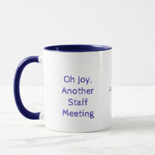 Caneca Reunião de funcionarios - Um MisterP Mug