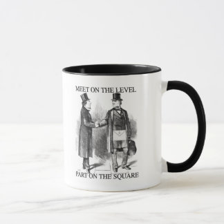 Caneca Reunião dos pedreiro no nível