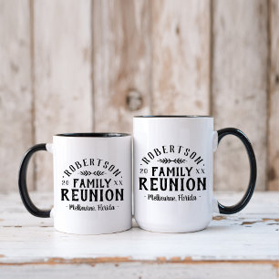 Caneca Reunião Familiar Personalizada Moderna Russa