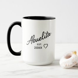 Caneca Revelação da Gravidez da Vovó Este Ano & Dia das M