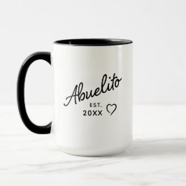 Caneca Revelação da gravidez do ano do vovô e Dia dos Pai