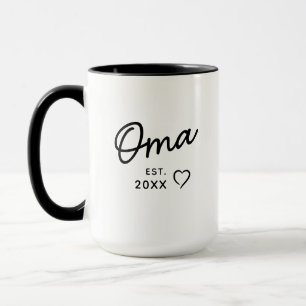 Caneca Revelação da Primeira Gravidez do Neto da Oma Est