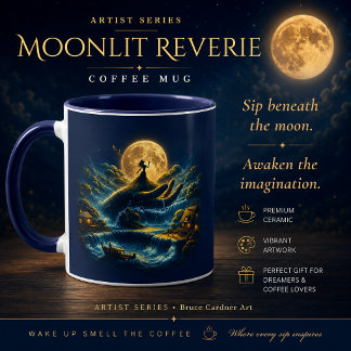 Caneca Reverie ao Luar – Paisagem de Sonhos Café