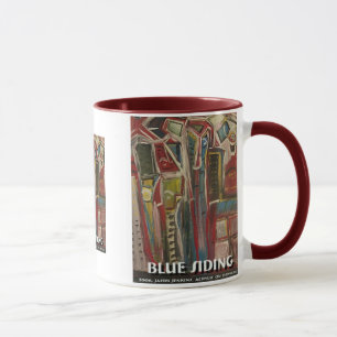 Caneca revestimento azul