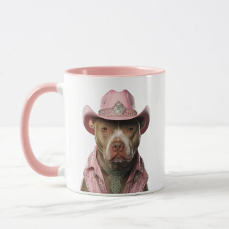 Caneca Rhinestone Cowboy Pitbull