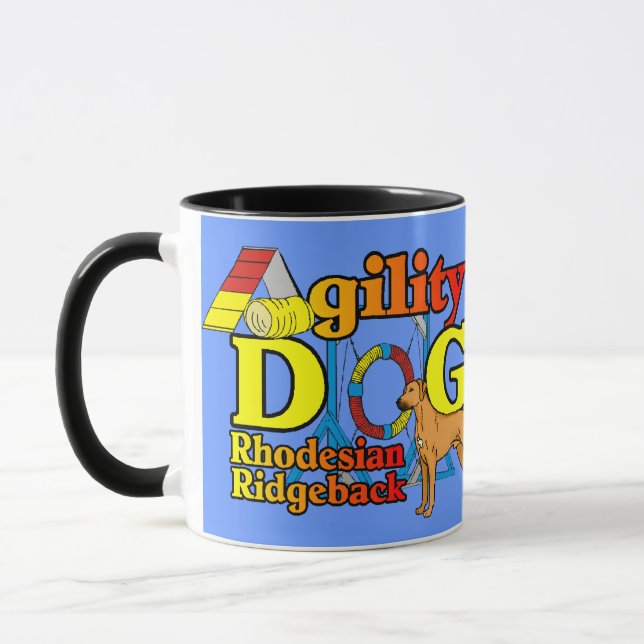 Caneca Rhodesian_Ridgeback_Agilidade (Esquerda)