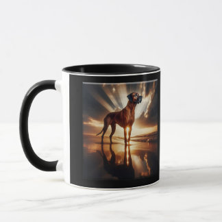 Caneca Rhodesian Ridgeback Sunset Beach Majestade