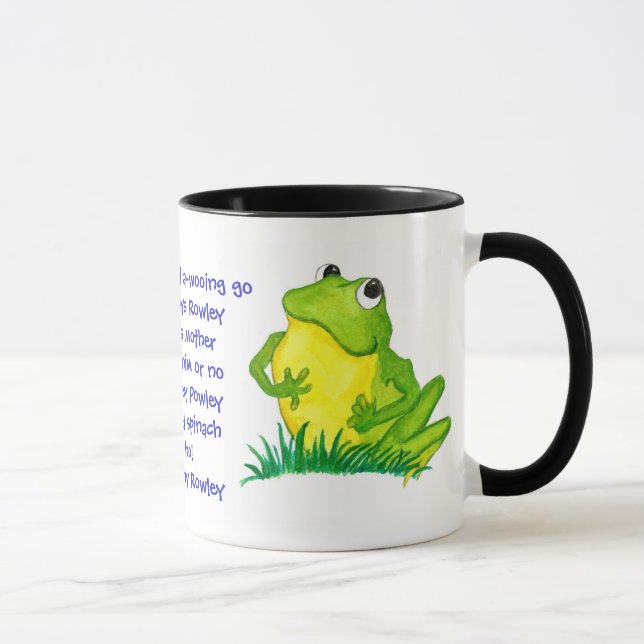 Caneca Rhyme Mug, enfermeiro de Sapos verdes (Direita)