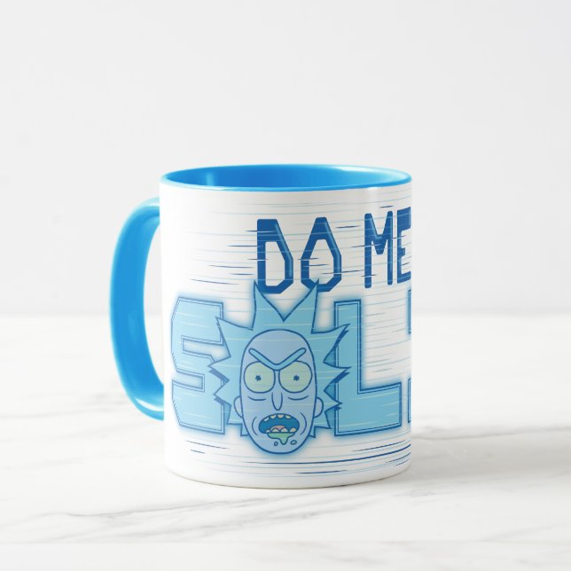 Caneca RICK E MORTY™| Faça-Me Um Sólido (Frente Esquerda)