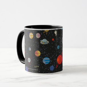 Caneca RICK E MORTY™  Padrão espacial
