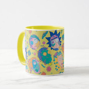 Caneca RICK E MORTY™ Padrão Familiar Infectado