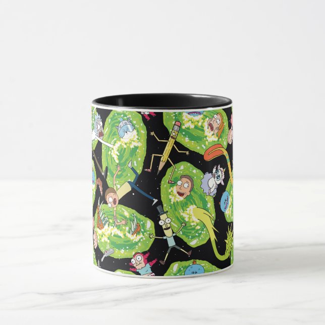 Caneca Rick And Morty Caindo