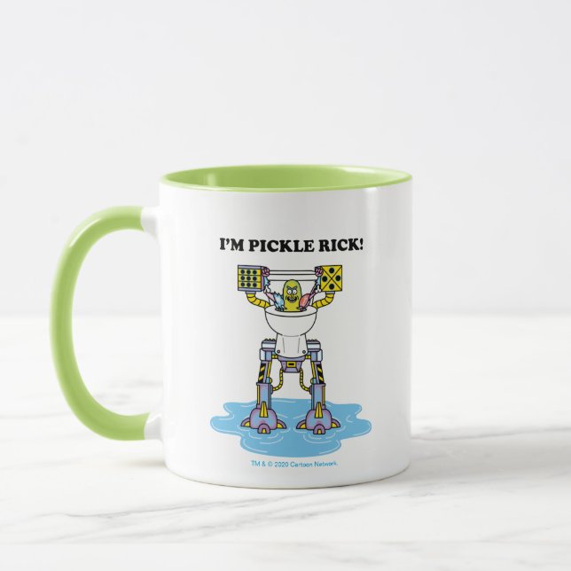 Caneca RICK E MORTY™| Picles Rick Toilet Mech (Esquerda)