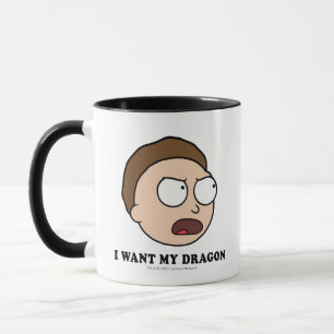 Caneca RICK E MORTY™ Quero Meu Dragão