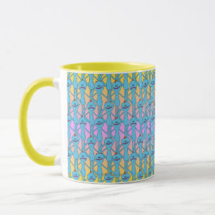 Caneca RICK E MORTY™ Rainbow Sr. Meeseeks Pattern