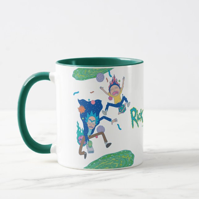 Caneca RICK E MORTY™| Salto de Portal Infectado (Esquerda)