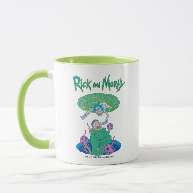 Caneca RICK E MORTY™| Salvamento do Portal (Esquerda)
