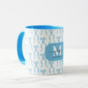 Caneca Rico Azul Arco Monograma