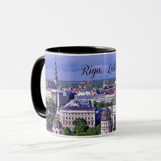 Caneca Riga, paisagem urbana da Letónia