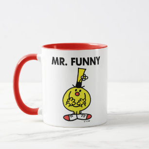 Caneca Rindo do Sr. Engraçado com Flor